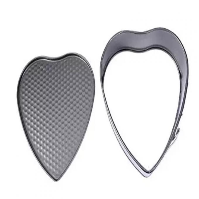 La torta Pan Non-Stick Cheesecake Pan Mould de Springform Pan Heart Shape Mini Bakeware del corazón con la parte inferior del descenso cuece las herramientas
