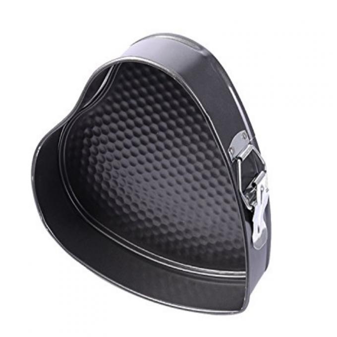 La torta Pan Non-Stick Cheesecake Pan Mould de Springform Pan Heart Shape Mini Bakeware del corazón con la parte inferior del descenso cuece las herramientas