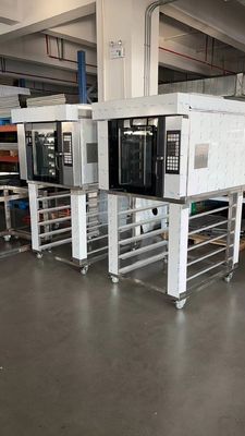 Bandejas de tipo americano rotatorias de Oven Five Trays 18x26 del aire caliente de Yasur para el pan y los pasteles daneses 9.5kw