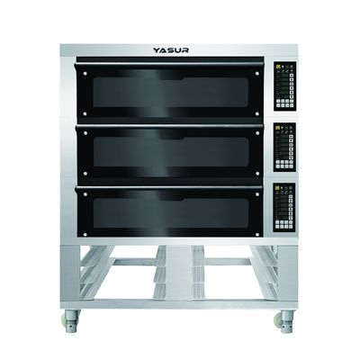 Bandeja 18&quot; de la cubierta 9 de Oven Yasur 3 de la cubierta de la panadería de Bolio X26” pizza Oven Electric Commercial