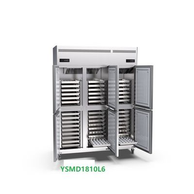 45 refrigerador vertical de la puerta vertical comercial libre del congelador 220v 6 de Frost de las bandejas