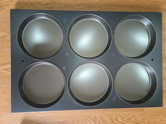 Cacerola de aluminio difícilmente anodizada industrial 20&quot; de la pizza del servicio de alimentación X1”