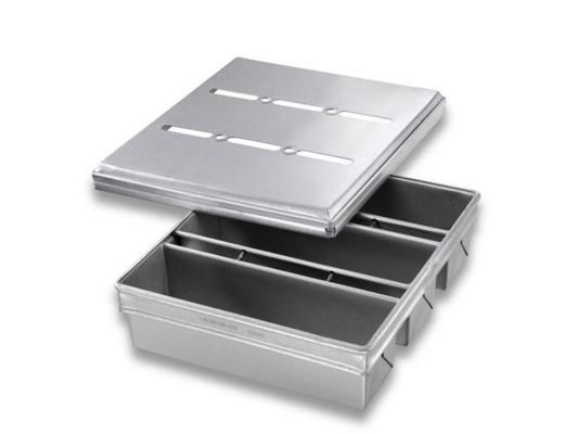 Las bandejas que cuecen de aluminio comerciales del NSF alean la caja del pan especial del pullman de la correa