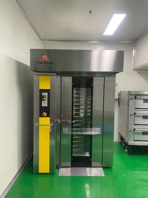 Pizza comercial doble de Oven For Bread Cakes And del estante de Tray Rotary Oven 18x26 del estante 36