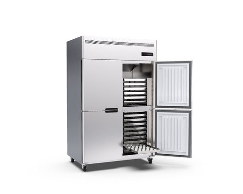 30 puerta vertical vertical comercial del refrigerador 4 del acero inoxidable del congelador de las bandejas 220v