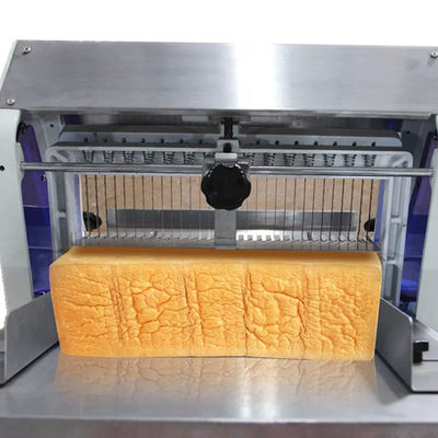 la alimentación de gravedad de la máquina de la cortadora del pan de la sobremesa 180w 12m m empana cortar el equipo