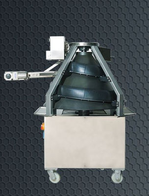Un Teflon más redondo de la pizza del divisor espiral cónico de la pasta cubrió la máquina del divisor de la pasta de pan 4500pcs/H