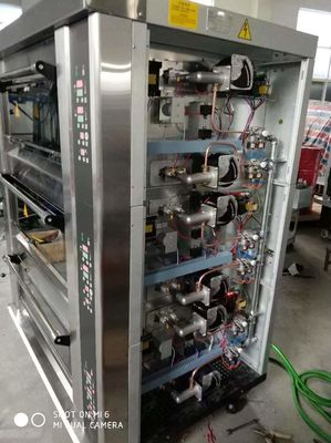 Horno modular los 40X60cm de la cubierta de la panadería 3 piedra de Tray Gas Oven With Steam de la cubierta 9 para la hornada de la pizza