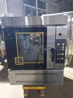 El horno comercial los 40X60cm de la convección del gas de las bandejas de Yasur cinco para la hornada del pan y de los pasteles utiliza velocidad de calefacción rápida
