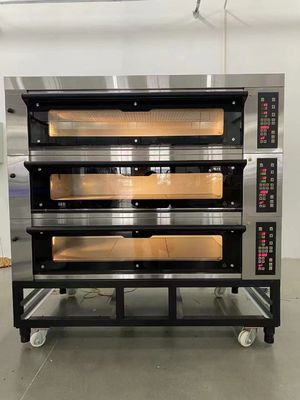 cubierta eléctrica 9 Tray Oven de la galleta 3 del horno los 40x60cm de la cubierta 300c