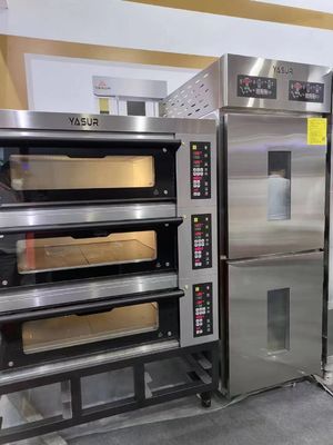 cubierta eléctrica 9 Tray Oven de la galleta 3 del horno los 40x60cm de la cubierta 300c