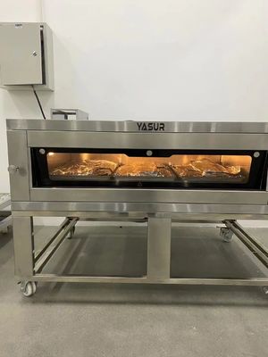 cubierta Oven European Style de la panadería 3.5kw 3 bandejas de Tray Single Deck los 40X60cm