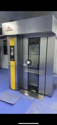 Estante rotatorio eléctrico Oven Double Rack de Yasur 36 tortas y pizza del pan de las bandejas 18X26”