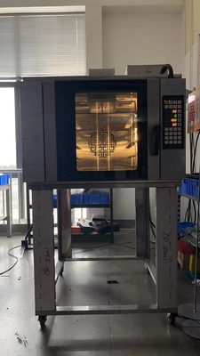 Bandejas convencionales de Oven Five los E.E.U.U. del gas del aire caliente de Yasur 18&quot;” pan del cruasán X26 y horno daneses 9.5Kw de los pasteles, con vapor
