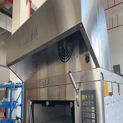 Convección asiática Oven Five Trays de la panadería los 40X60cm 9.5Kw con vapor