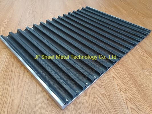 14 bandeja del pan francés de Moldes PARA Pan Frances Aluminum Baguette Baking Tray