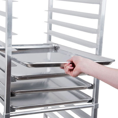 NSF Oven Tray Rack Bakery Baking Trolley de acero inoxidable del servicio de alimentación