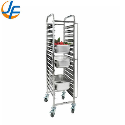Rollo en el acero inoxidable que cuece a Tray Trolley Bun Pan Rack - cacerola 20