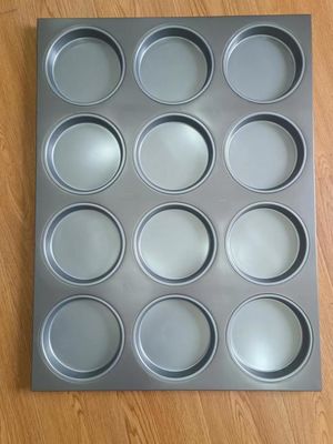 Cacerola de aluminio difícilmente anodizada industrial 20&quot; de la pizza del servicio de alimentación X1”