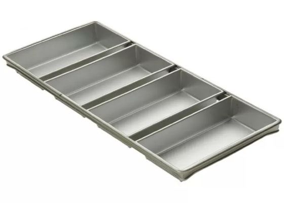 Anuncio publicitario 9&quot; del NSF del servicio de alimentación correa cacerola/4 del pan del pullman 5-5/8 por 3-1/8-Inch el pan Pan Set