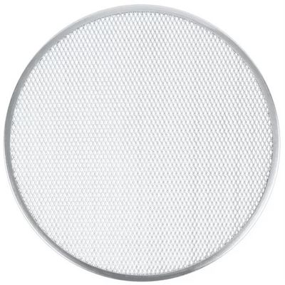 Parrilla de acero inoxidable Pan Aluminum Mesh Pizza Tray de la barbacoa del NSF 1m m del servicio de alimentación