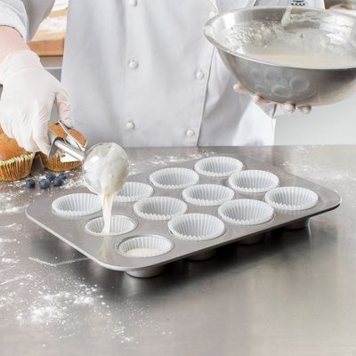 La bandeja que cocía de aluminio resistente esmaltada estriada 1.5m m aluminizó el compartimiento de acero 12