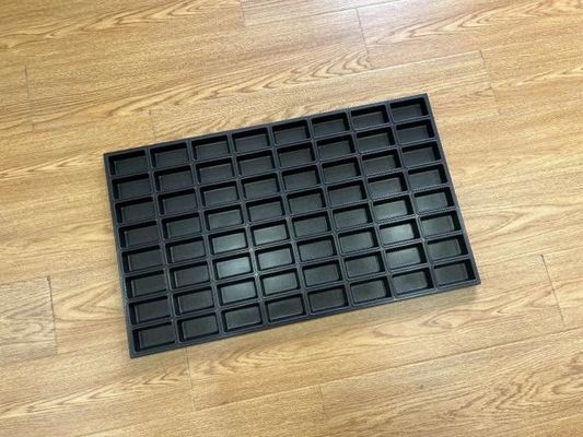 Bandeja de aluminio grande del NSF Jelly Bar Nonstick Snack Bar de la bandeja de 64 cavidades que cuece
