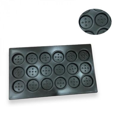 Bandeja escalonada profunda de aluminio redonda antiadherente del rollo de hamburguesa Wehs102-10 de la bandeja que cuece 1.5m m