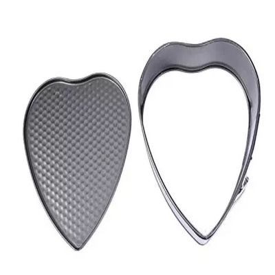 NSF de aluminio en forma de corazón negro de plata de Pan Foodservice de los moldes