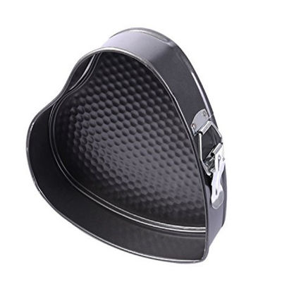 NSF de aluminio en forma de corazón negro de plata de Pan Foodservice de los moldes