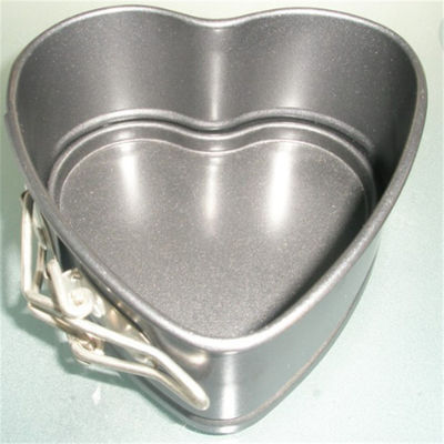 NSF de aluminio en forma de corazón negro de plata de Pan Foodservice de los moldes