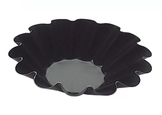 Molde de aluminio antiadherente de Mini Fluted Brioche Cake Pan del molde de la magdalena del NSF Telfon del servicio de alimentación
