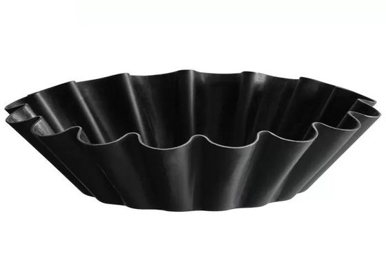 Molde de aluminio antiadherente de Mini Fluted Brioche Cake Pan del molde de la magdalena del NSF Telfon del servicio de alimentación