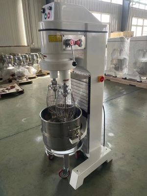 Mezclador planetario comercial del batidor gemelo máquina del mezclador de la crema de la torta de 60 litros