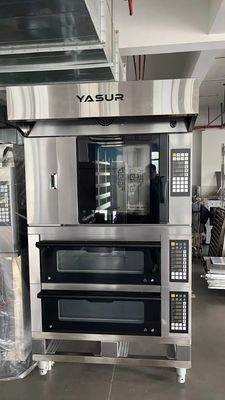 Cubierta 220V/380V del horno 3 de la cubierta de la panadería de los dominós de Pizza Hut para 6&quot; 9&quot; 12&quot; alrededor de las cacerolas de la pizza