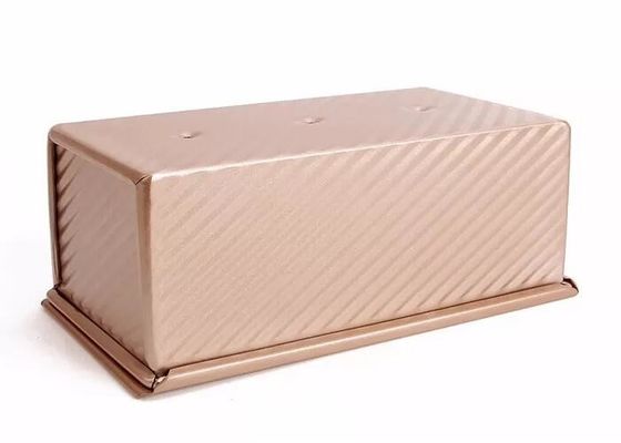 El pan de aluminio antiadherente del oro del NSF del servicio de alimentación critica el pan acanalado Pan Bread Tin