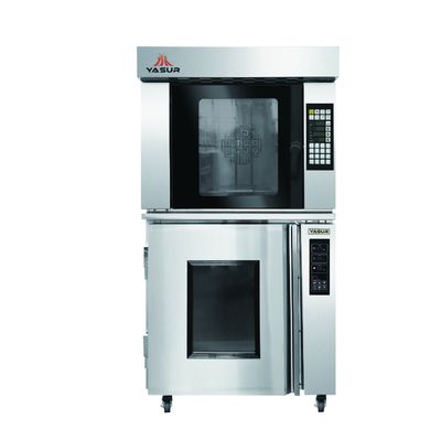 Diseño compacto de Proofer del retardador apilable de la pasta de 18 bandejas para el horno de la convección
